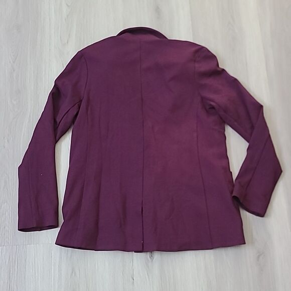 Coolibar Key Cove Jacket Single Button Blazer UPF 50 Deep Wine Medium Bussiness - Picture 6 of 6